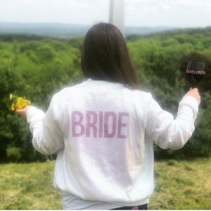 Hayley Paige Bride Bomber Jacket - Medium